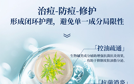 不止于祛痘：专利活性成分，为痘肌筑起“长效维稳防线”